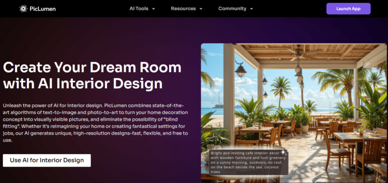 Create Your Dream Room with AI Interior Design by PicLumen